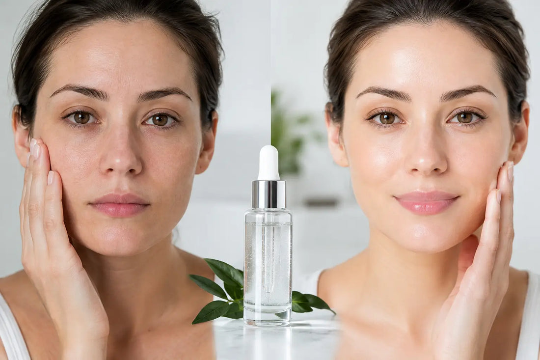 Hydrating Serum Before and After Results