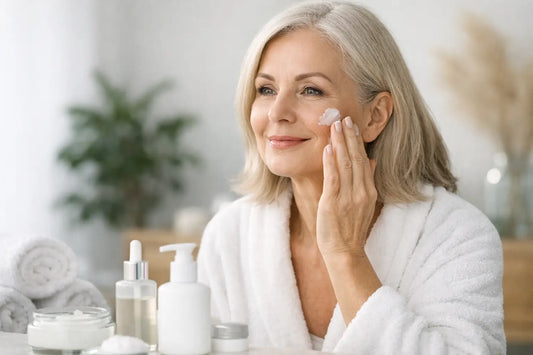 Menopause Skincare Routine Example for Daily Comfort